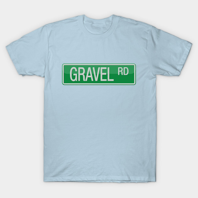 Gravel Road Street Sign